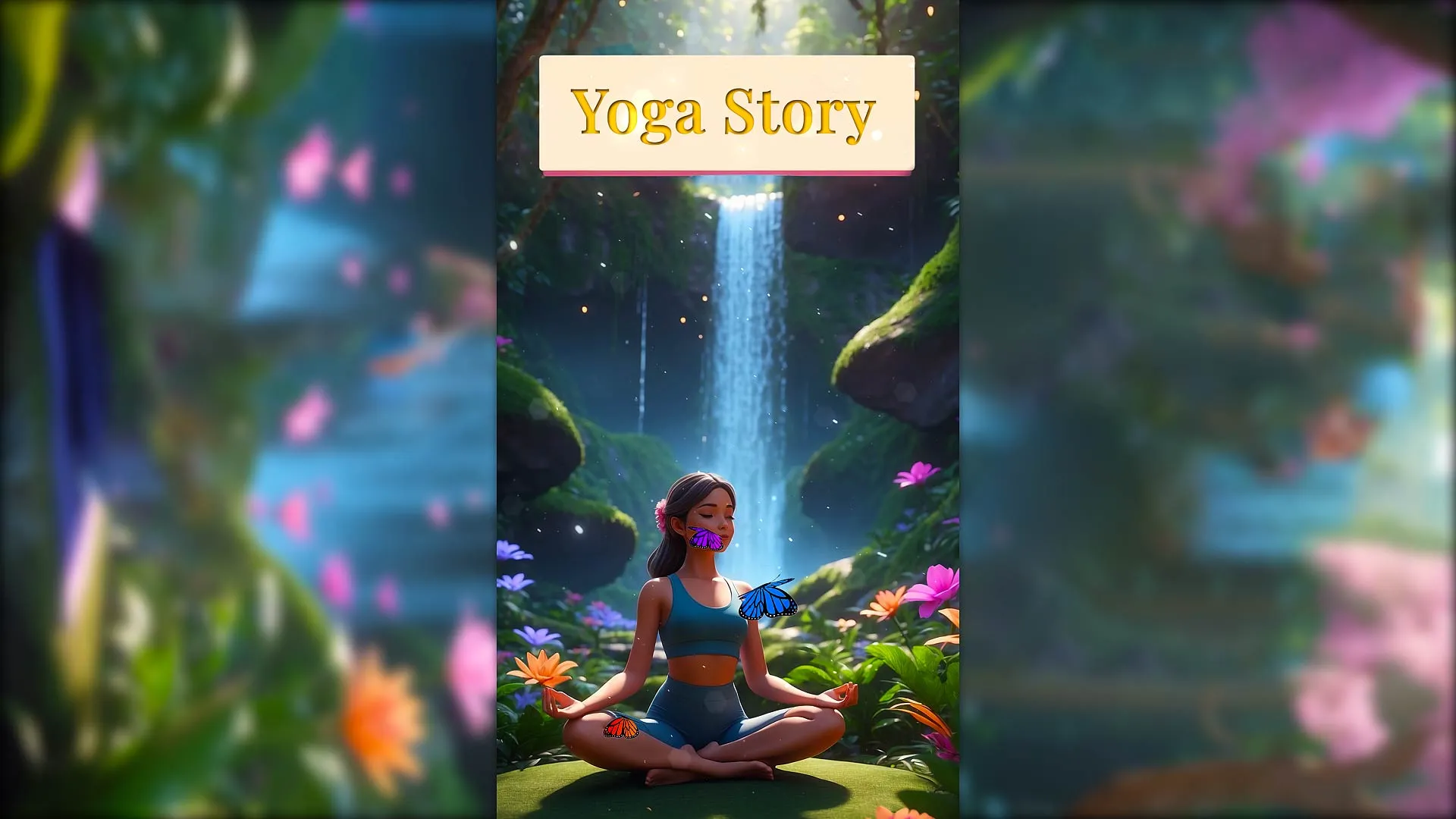 Yoga Concept 3D Instagram Story